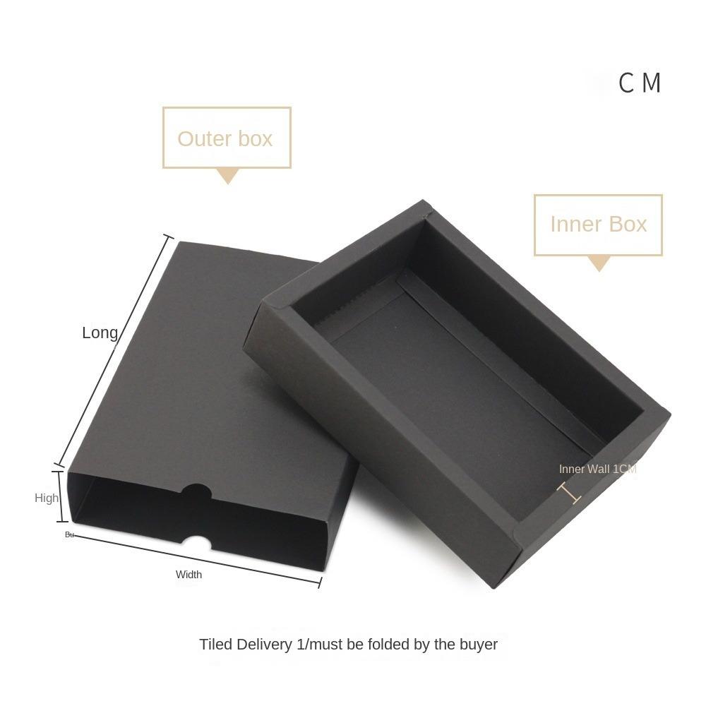 Solid Color Kraft Paper Packaging Box Paper Product Packaging Box High Quality Gift Paper Box
