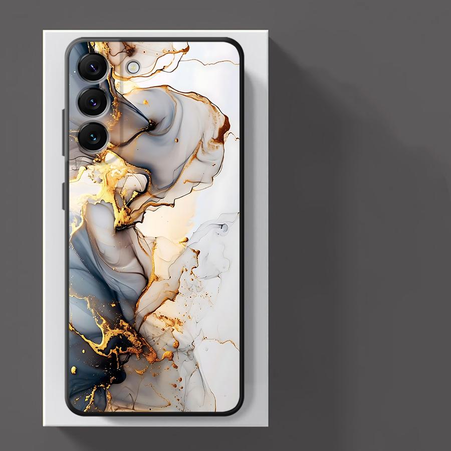Мраморный чехол для телефона Samsung Galaxy A51 A52 A52s A53 A54 A55 A71 A72 A21s A31 A41 A16 A50 A70s Роскошная крышка