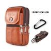 Men's Leather Phone Bag Multifunctional Messenger Bag Outdoor Work Belt Phone Case Waterproof