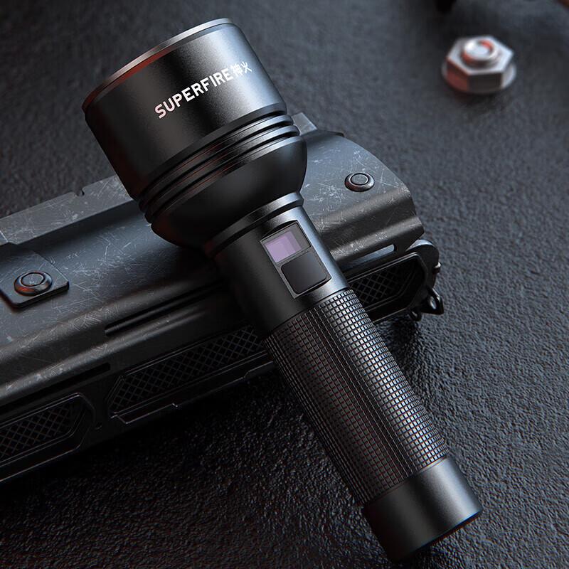 SupFire D18 High-Power Rechargeable Flashlight