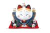 Ayae Seven Lucky Gods Fukusuke Lucky Cat 7539 (No. 7)