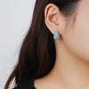 2Pcs Shiny Zirconia Water Drop Necklace Comma Earrings Jewelry Set Jewelry choker Luxury for Woman Girl Daily Party Jewelry Gift