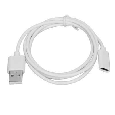 USB Кабель для зарядки Адаптер Шнур Замена USB на Type C Розетка для Huawei Freelace Для Honor Xsport Белый 1М