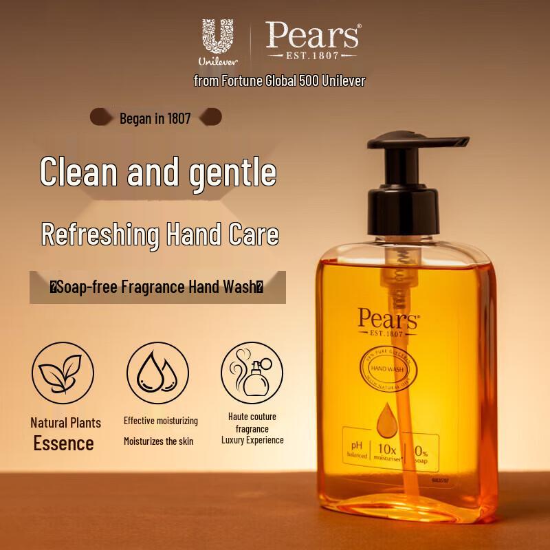 PEARS Amber Orange Antibacterial Hand Wash 3-Pack