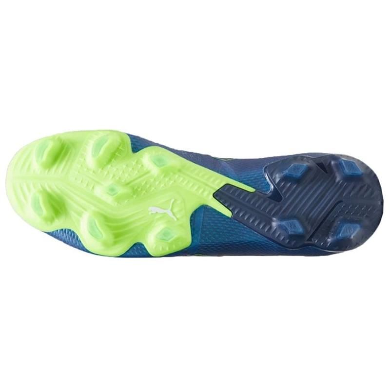 Puma Future Ultimate Fg Ag Мужские Персидский Синий Белый Про Зеленый 107355-03