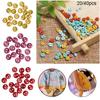 Girl Gift Two Holes Multi-color Round Buckle Mini Doll Buttons DIY Sewing Accessories Metal Button