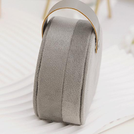 Портативная шкатулка для украшений, колец, ожерелий, органайзер с мягкой подкладкой, большой емкости, легкий дорожный футляр, держатель для украшений