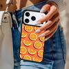 Orange Pattern Phone Case For iPhone 17 Air 14 15 13 12 Max Cover For Apple 16e 11 Pro Max Plus Coque