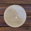 Wooden Labyrinth Board Game Toddlers Activity Board Brain Teaser Puzzle Logic Game Kids Teens Adults Round Marble Maze Board Educational Toy