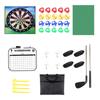 Chippings Golfs & Dart Practice Mat Game Golfs Training Mat with Sticky Ball