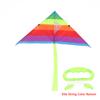 Colorful Triangle Rainbow Kite Flying Toys Kite For Children Kids With 30M Kite String Outdoor Fun Sports Kites Toys