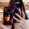 Чехол для мобильного телефона AOT Микаса для Samsung Galaxy A73 72 71 70 56 55 54 53 52 36 35 34 23 16 15 5G Цветной Защитный Роскошный Красивый