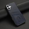 Деловой кожаный чехол с мягким краем для iPhone 16E 15 Pro Max 14 Pro 13 12 11, однотонный, ударопрочный, тонкий, жесткий, задняя крышка из поликарбоната