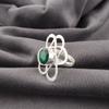 Green Onyx Gemstone Jewelry, 925 Solid Sterling Silver Ring, Handmade Appealing Silver Jewelry, Boho Onyx Ring For Gift