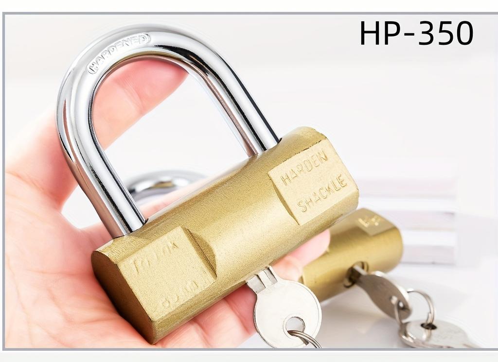 30mm/1.18 Inch Small Straight Shank Padlock with 3 Keys, Hardened Cut-Resistant Shackle for Cabinets, Drawers, Toolboxes and Lockers