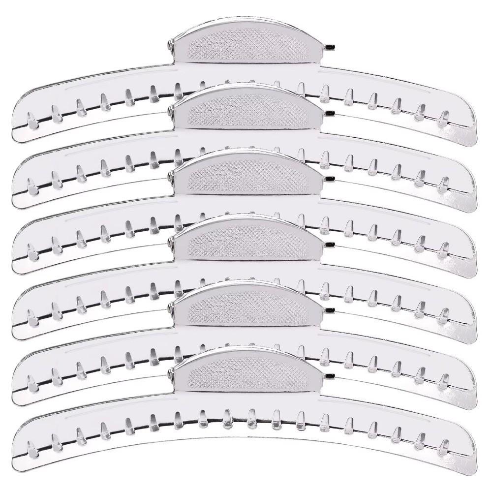 6Pcs Aluminum Alloy Hairdressing Hair Clip Durable Barber Hair Clip New Wave Hair Clips Women