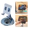 Stable & Portable Aluminum Phone Holder with 360° Rotating Base Perfect for Video Viewing Gaming & Recipe Checking Gift