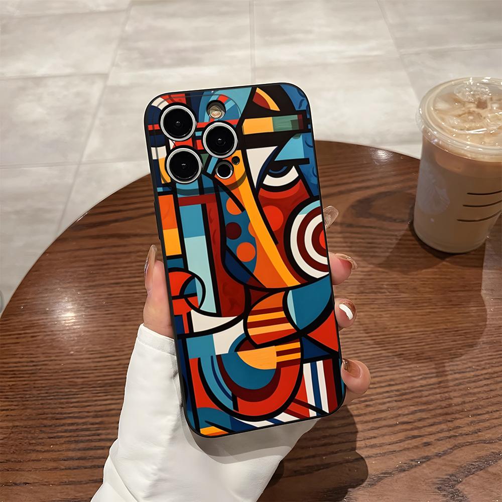 Арт Пабло Пикассо Кубизм Чехол для телефона Для 15 Pro Max Iphone 14 Pro Max 12 16 13 Pro 11 Xr X Xs 8 7 Plus Силиконовая задняя крышка