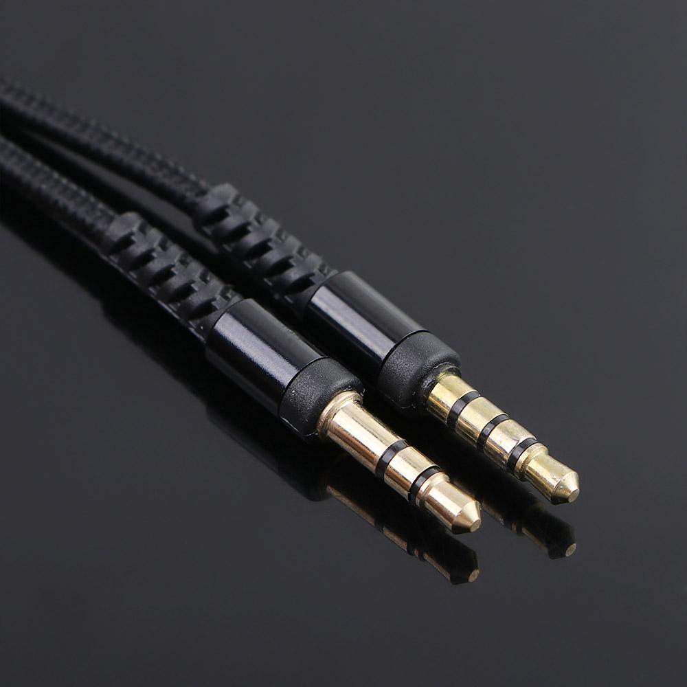 Регулятор громкости Нейлоновая оплетка Кабель для наушников с микрофоном Aux кабель Автомобильный Aux кабель Аудиокабель Аудиопровод