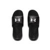 Under Armour Ansa Fixed Slide Black White Men Sneakers 3023761-004