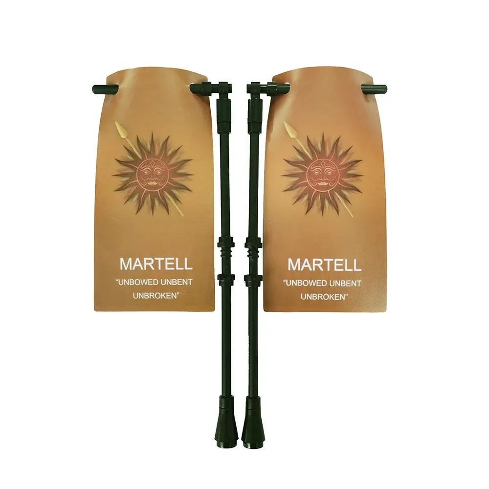 Флаг Строительный блок Средневековые города-государства Военная фигурка Флаг Оружие Древний Священная Римская империя Иерусалим Рыцарь Святого Лазаря Легион Игрушка