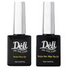 Deli Beauty Perfect Base Gel 10 мл + непротираемый топ-гель 10 мл, набор, разные цвета, 1 комплект