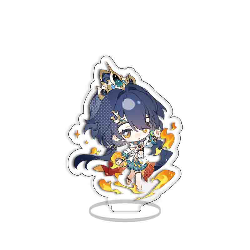 8 см Игра Honkai Star Rail Бутхилл Джейд Цзяо Цю Март 7-го Юньли Косплей Акриловая фигурка Подставка Модель Тарелка Декор для стола Знак