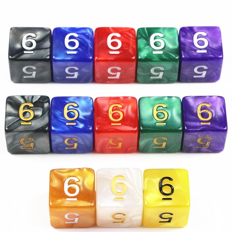 D6 RPG кубики 10 шт. Дракон игра DND ролевая игра кубики многогранные набор игральных костей для настольных игр аксессуары