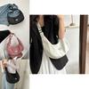 Trendy Large Capacity Dumpling Shape Shoulder Bag For Women Street Style Fashion 2023 Summer New Simple Single Shoulder Bag