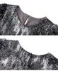 Qianwen Women's Floating Bright Film Dyeing Round Neck Top - 2025 Autumn Collection