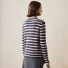Kemon Boca Women's Striped Round Neck Cashmere Sweater