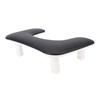 U Shaped Manicure Hand Rest Height Adjustatle Nail Arm Rest Stand Hand Rest Pillow for Nail Salon Black