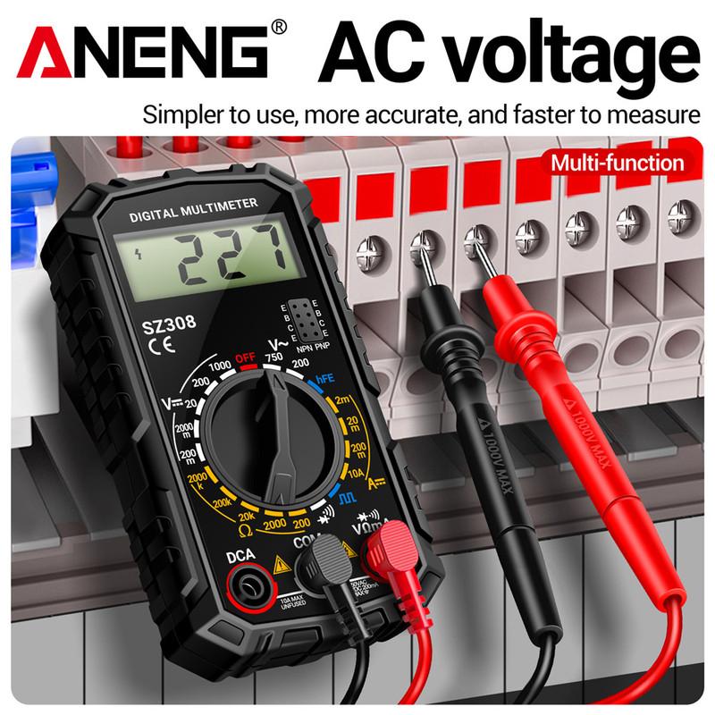 Multimeter Tester Pen Suit ANENG SZ308+B15 Multimeters 1999 Counts 24-250V Voltage Detector Meter Diagnostic Breakpoint Finder