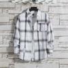 Men's Summer Sun Protection Plaid Jacket - Hong Kong Style, Long-Sleeved, Thin Trendy Shirt
