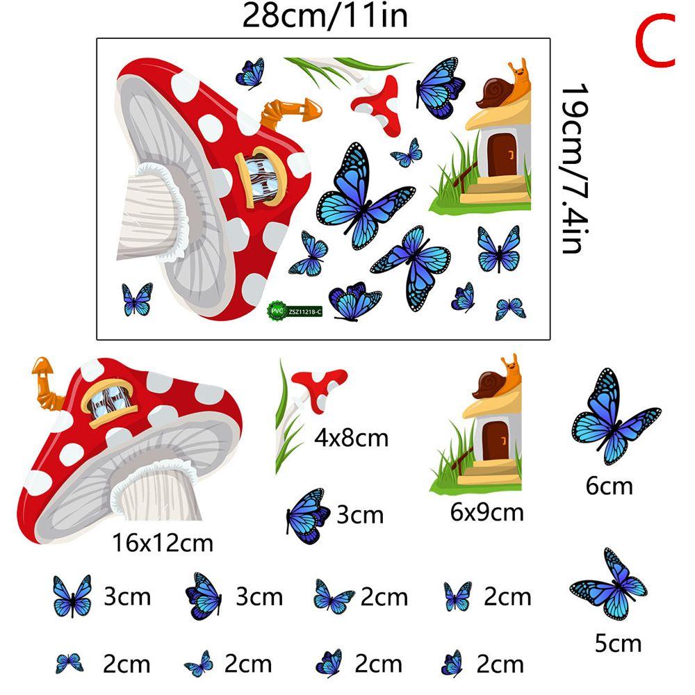 Light Glow In The Dark Mermaid Fluorescent Star Decals Sleeping On Moon Luminous Wall Stickers