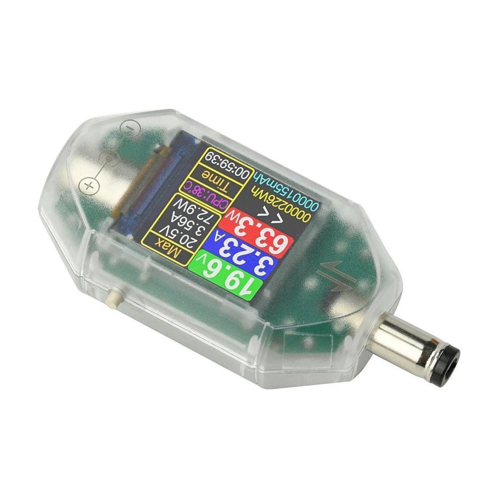 ABS DT550 DC Power Meter DC5.5*2.5 Barrel Port Power Consumption Monitor DC Power Adapter Test