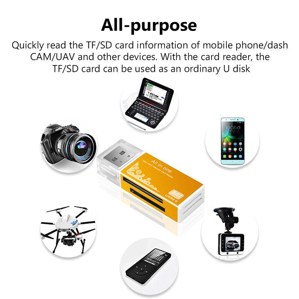 USB2.0 для TF/SD/M2/MS флэш-накопитель устройство чтения карт памяти адаптер устройства чтения карт памяти устройство чтения карт памяти