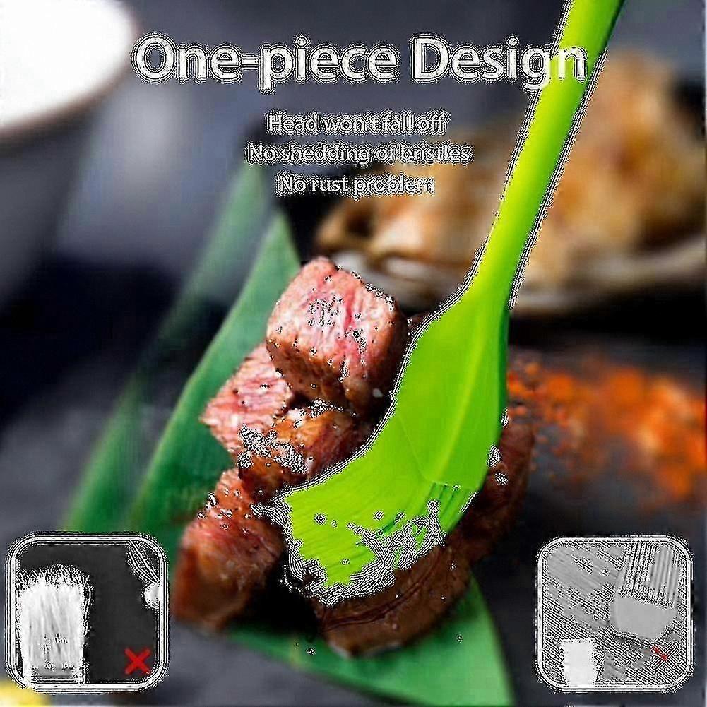 Food Grade Silicone Pastry Brush Set, Dishwasher Safe, 4-Pack for Baking & Cooking