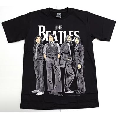 Винтажная рок-футболка с коротким рукавом The Beatles Летняя мода Футболка из чистого хлопка Мужская футболка Детская одежда Футболка Y2k Женская
