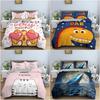 3D Cartoon Bedding Set Kids Bedroom Duvet Cover Set With Pillowcase Quilt  Comforter Cover Soft Cozy Bedclothes