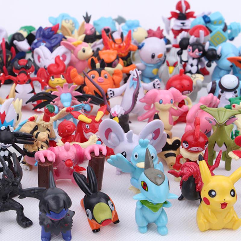 Подарок 3-5 см Microlandschaft Высокое качество для детей Игрушки покемонов Горячая Распродажа Кукла Популярная Пикачу 2-3 см 24 шт/25 шт/лот Украшения Ювелирные Изделия Аксессуар