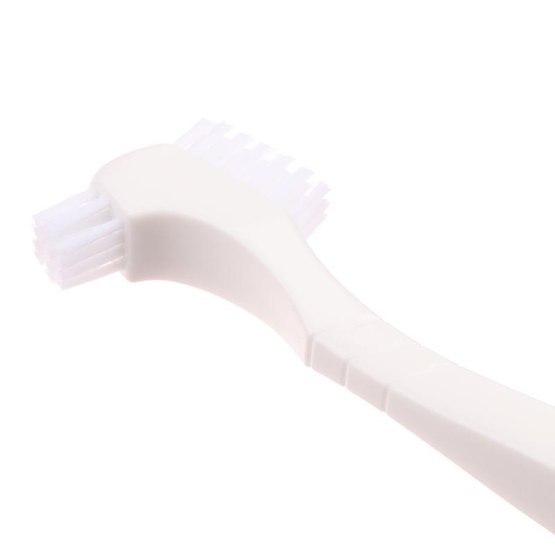 1 шт. зубная щетка для зубных протезов с жесткой/мягкой двойной щетиной для зубных протезов, превосходная полная очистка для мужчин и женщин