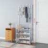Yuanzu 5-Tier Metal Multi-functional Shoe & Hat Rack