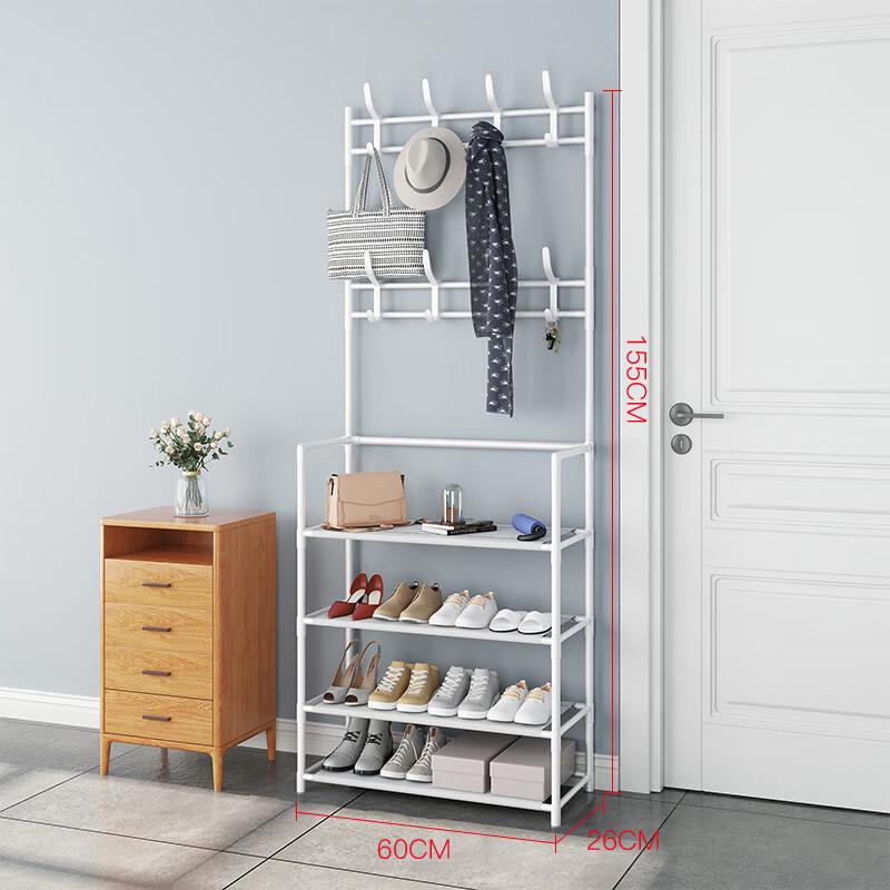 Yuanzu 5-Tier Metal Multi-functional Shoe & Hat Rack
