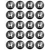 14mm 3D Car Key Remote Control Badge Stickers Emblem Decal For Honda Odyssey Mugen Civic Accord CRV Hrv Jazz CITY Fit Accessory TP6