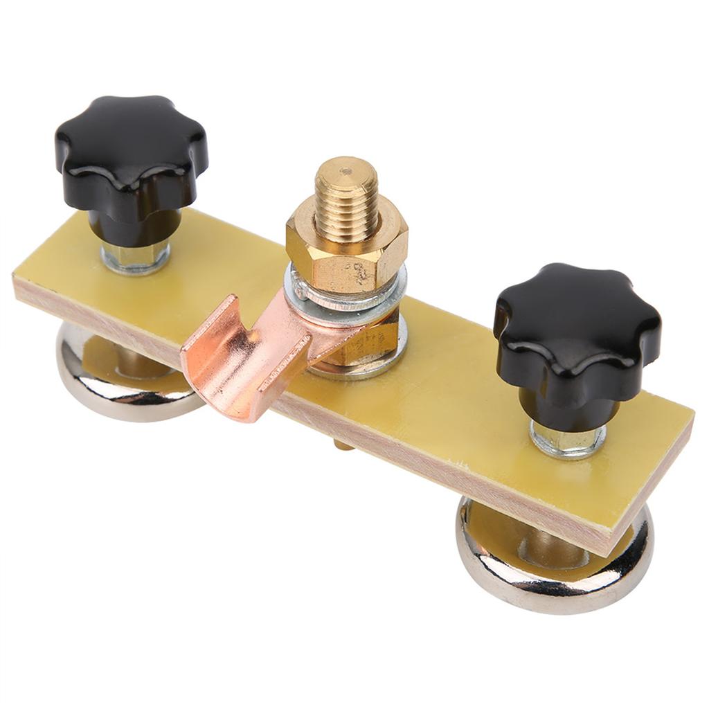 Welding Magnetic Head Ground Wire Sheet DoubleHeaded Soldering Tools Accessories