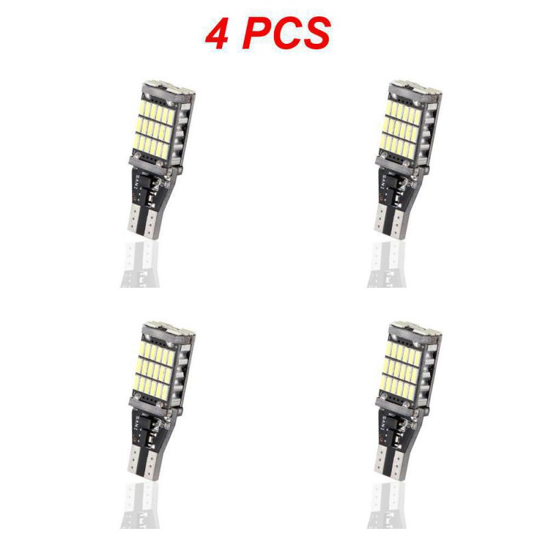 1~4 шт. 2x Canbus T15 W16W светодиодные лампы заднего хода 4014SMD автомобильные светодиодные задние фонари для 5 серии E60 E61 F10 F11 F07 Mini