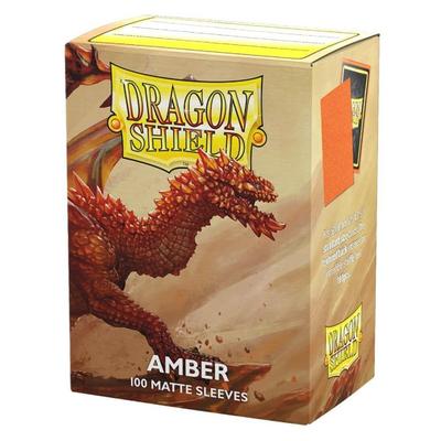 Протекторы Dragon Shield Standard Matte Amber (100 штук)