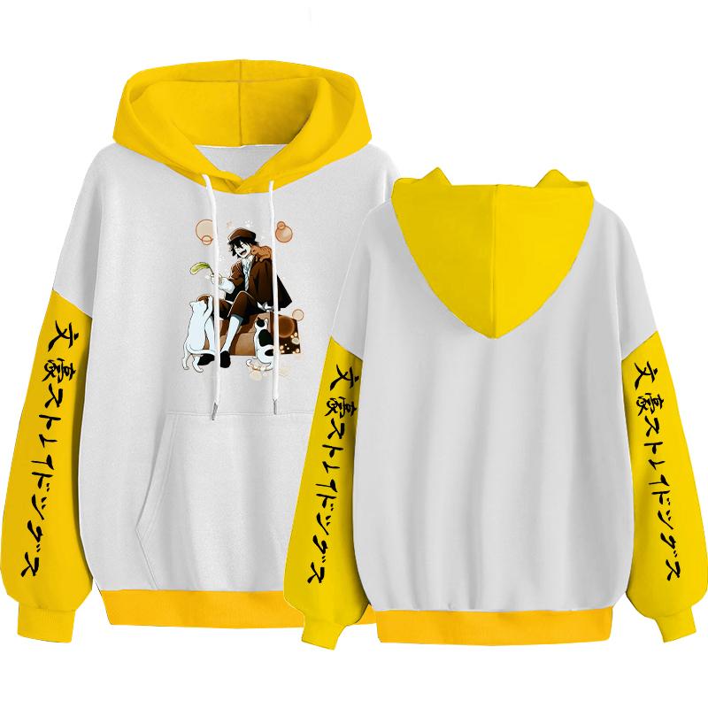 Аниме Эдогава Рампо Бунго бродячие собаки толстовки на молнии с героями мультфильмов модные толстовки мужские с длинными рукавами удобные теплые куртки на молнии пальто