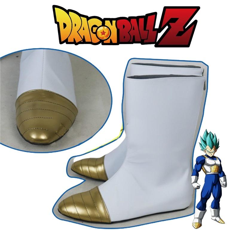 Dragon Ball Z Kai Vegeta White Pu Boots For Cosplay Halloween And Comic Con